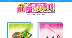 Desktop Screenshot of boartoothtattoo.com